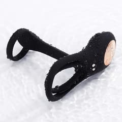 Vibrating Cock Ring Sex Toys - 3 in-1 Adult Couples Sex Toys