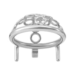 Chastity Belt Lock - Skeleton Locking Sperm Ring with Circle and Triple Rings