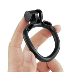 3D Designs - Chastity belt lock with disposable lock and four rings