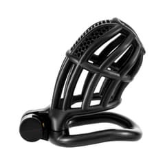 Pink Honeycomb - 3D Design Chastity Lock with Disposable Lock with Four Rings