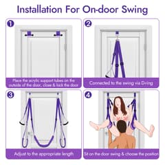 SM bondage bondage swing on the door