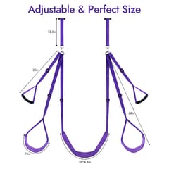 SM bondage bondage swing on the door