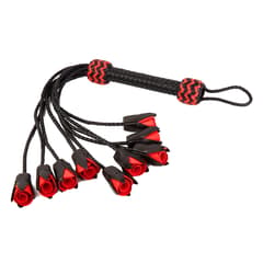 BDSM bondage flirting roses leather whip