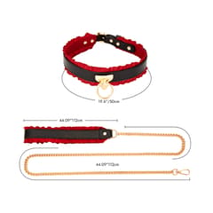 BDSM Binding Red Leash Set