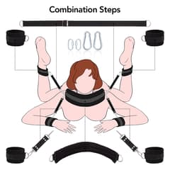 Creative Unlimited - Cushioned Handcuffs Hold 300 lbs Multi-Purpose Door Sex Swing