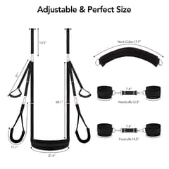 Creative Unlimited - Cushioned Handcuffs Hold 300 lbs Multi-Purpose Door Sex Swing