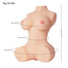 Jessie: 15.4 LB 3D high simulation sex doll