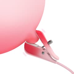 Nipple Clip Vibrator - Remote Controlled 2 in 1 Nipple Clip, Clitoral Clip Stimulator