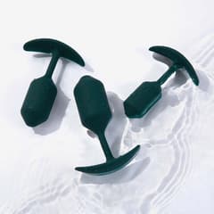 Torpedo Weighted Workout Silicone Rear Anal Plugs 3-Piece Set