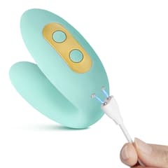 Spring - Silent Detachable 6 Sucking Thumper Tapping and 7 Vibrating Clitoral G-spot Vibrator
