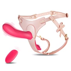 Wearable Strap-On Vibrating Dildo with Remote Control – 10 Vibration Modes for G-Spot & Clitoral Stimulation