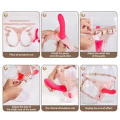 Wearable Strap-On Vibrating Dildo with Remote Control – 10 Vibration Modes for G-Spot & Clitoral Stimulation