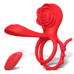 Adjustable Cock Ring - 10 Modes, Clitoral and G-spot Stimulator for Couples