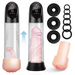 UTIMI Electric Penis Pump – Vacuum & Water Pump with LCD Display, 4 Levels, 9 Modes