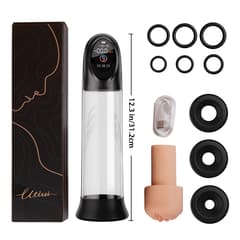 UTIMI Electric Penis Pump – Vacuum & Water Pump with LCD Display, 4 Levels, 9 Modes