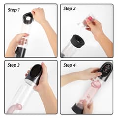 UTIMI Electric Penis Pump – Vacuum & Water Pump with LCD Display, 4 Levels, 9 Modes
