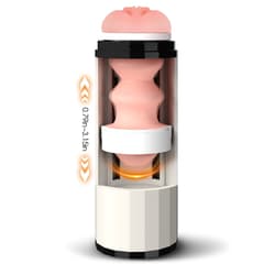 Lulu Stroker - Utimi Exclusive Hands Free Strap-on Male Masturbator (White)