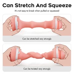 Utimi Lulu Male Masturbator Sleeve - Realistic Pocket Pussy Stroker with 3D Texture, TPE Blowjob Sleeve, Mouth-Shaped Design