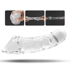 Utimi 4-in-1 Vibrating Penis Sleeve | Dual Size Extender with Remote Control, 10 Modes, Waterproof