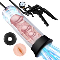 UTIMI Male Vacuum Penis Pump with Lifelike Vagina Sleeve – Enlargement Device for Men