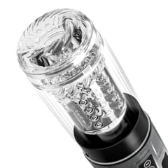 Black Vortex - 7x7 Auto Suck & Thrust Male Masturbator