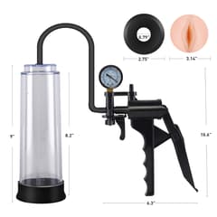 UTIMI Male Vacuum Penis Pump with Lifelike Vagina Sleeve – Enlargement Device for Men