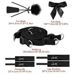Underbed Mattress Restraint BDSM 6-Piece Set