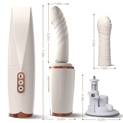 PulseMaster – Remote Control Thrusting & Heating Dildo Vibrator with Suction Cup