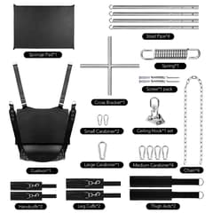 UTIMI Ceiling Sex Swing – Adjustable BDSM Sling with Padded Support & 360° Rotation, Holds Up to 800 lbs
