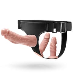 Strap on Dildo - UTIMI Strapon 3 Removable Simulated Silicone Dildo Flesh Pink