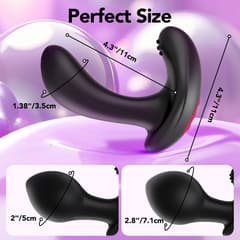 Inflatable Prostate Massager Anal Plug - Remote Control