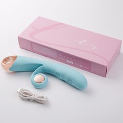Utimi & Loveaura Mint Whisper Rabbit Vibrator for Women – 8 Flapping & 7 Vibration Modes for C-Spot & G-Spot Stimulation