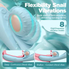 Utimi & Loveaura Mint Whisper Rabbit Vibrator for Women – 8 Flapping & 7 Vibration Modes for C-Spot & G-Spot Stimulation