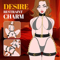 Black 7-Piece BDSM Restraint Kit – Adjustable Bondage Set for Couples