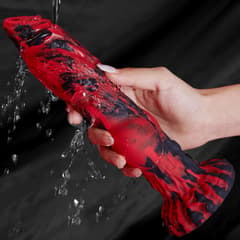 Utimi & Deeplusty Thrusting Monster Dildo – 9.6" Vibrator with 8 Vibration & 8 Stretch Modes, App Remote Control for Couples
