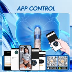 Utimi & Deeplusty App-Controlled Vibrating Penis Sleeve – 3 Sleeves, 2 Rings, 10 Modes for Men and Couples