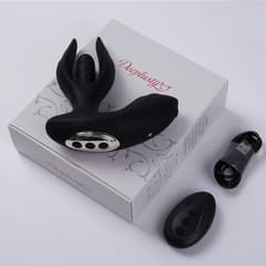 Utimi & Deeplusty Inflatable Prostate Massager Anal Sex Toy with App & Remote, 8 Vibration Modes