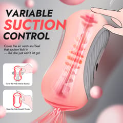 Peanut – Utimi & Deeplusty Dual-Channel Squeezable Male Masturbator, App Vibe & Magnetic Charge