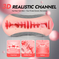 Peanut – Utimi & Deeplusty Dual-Channel Squeezable Male Masturbator, App Vibe & Magnetic Charge