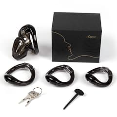Breathable - chastity cage with open ring design