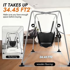 Utimi Heavy-Duty Sex Swing Stand – Adjustable Couples Sling with 1000 lb Steel Frame