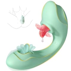 Utimi & Loveaura Sprout – 4-in-1 G-Spot & Clitoral Vibrator, 7 Modes, Waterproof Silicone