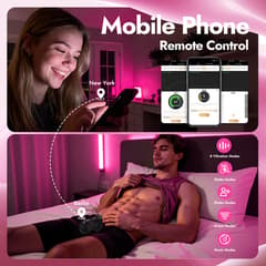 Utimi & Deeplusty App-Controlled Vibrating Chastity Cage – Silicone Cock Cage, 8 Modes, 4 Rings, Secure Lock