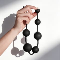 Anal Beads - Plug Pull Beads With Safety Pull Ring