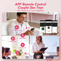 Utimi & Loveaura Wearable Remote-Control Vibrator – Ultra-Quiet Panty Toy with 8 Clitoral Modes