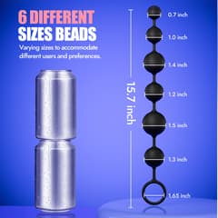 Anal Beads - Plug Pull Beads With Safety Pull Ring