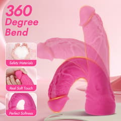 Harness Strap-On Vibrating Dildo with Remote – Dual Silicone, 10 Modes, Adjustable for Couples