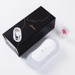 (Pre sale)Peanut – Utimi Dual-Channel Squeezable Male Masturbator, App Vibe & Magnetic Charge (Clear)