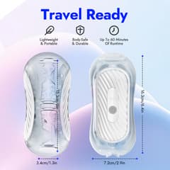 (Pre sale)Peanut – Utimi Dual-Channel Squeezable Male Masturbator, App Vibe & Magnetic Charge (Clear)
