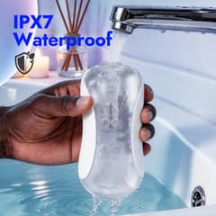 (Pre sale)Peanut – Utimi Dual-Channel Squeezable Male Masturbator, App Vibe & Magnetic Charge (Clear)
